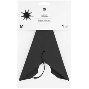 RICO DESIGN Papierstern auffaltbar 45 cm schwarz