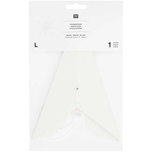 RICO DESIGN Papierstern auffaltbar 60 cm weiß