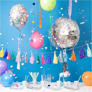 RICO DESIGN YEY! Let's Party Folienballon rund 36cm