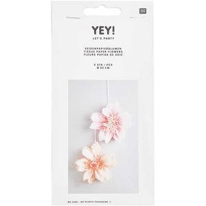 RICO DESIGN YEY! Let´s Party Seidenpapierblumen Kirschblüten