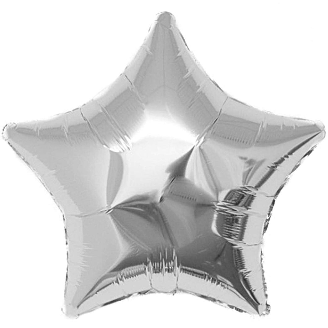 RICO DESIGN Folienballon Stern 36cm silber
